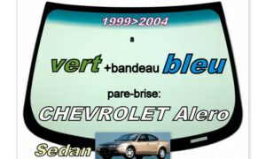 CHEVROLET ALERO pare-brise teinté vert +bandeau bleu - 1999/2004