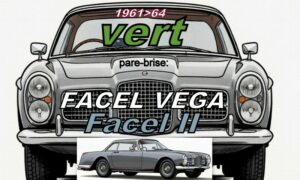 FACEL VEGA FACEL II pare-brise teinté vert - 1961/64