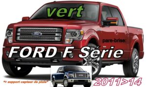 FORD F série XII pare-brise teinté vert - 2011/14