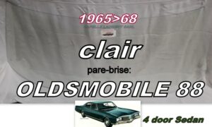 OLDSMOBILE 88 pare-brise clair 4 D SEDAN - 1965/68