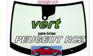 PEUGEOT RCZ pare-brise teinté vert - 2009/15