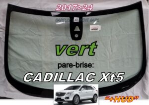CADILLAC XT5 pare-brise teinté vert - 2017/24