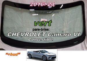 CHEVROLET CAMARO 6 Cabriolet pare-brise teinté vert- 2016/24