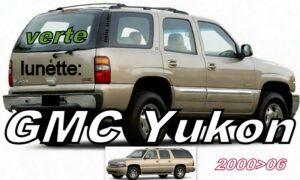 GMC YUKON lunette teintée verte - 2000/06