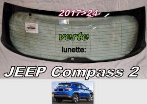 JEEP COMPASS 2 lunette teintée verte - 2017/24
