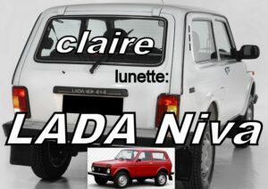 LADA NIVA lunette claire