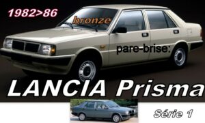 LANCIA PRISMA S1 pare-brise teinté bronze - 1982/86