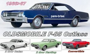 OLDSMOBILE F-85 2 D COUPE/CABRIO pare-brise clair - 1966/67