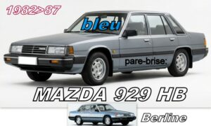 MAZDA 929 HB BERLINE pare-brise teinté bleu - 1982/87