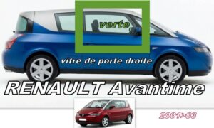 RENAULT AVANTIME vitre de portes droite - 2001/03